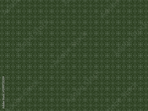 white green infinite pattern line art half ellipese and triangle