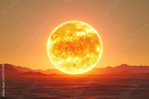 Massive Sun Engulfs Half of the Sky with Golden Corona Tendrils