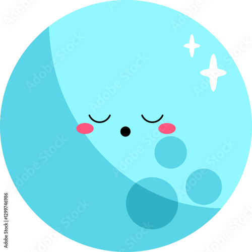 Environment kawai icon elements 