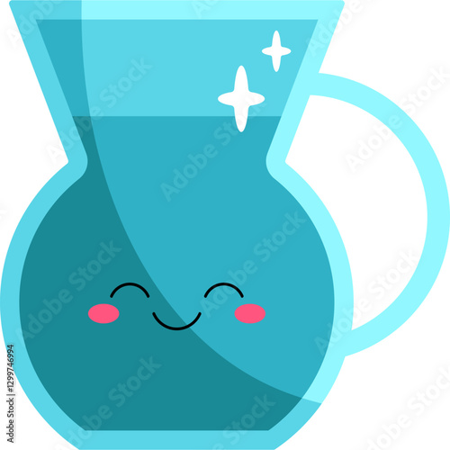 Environment kawai icon elements 