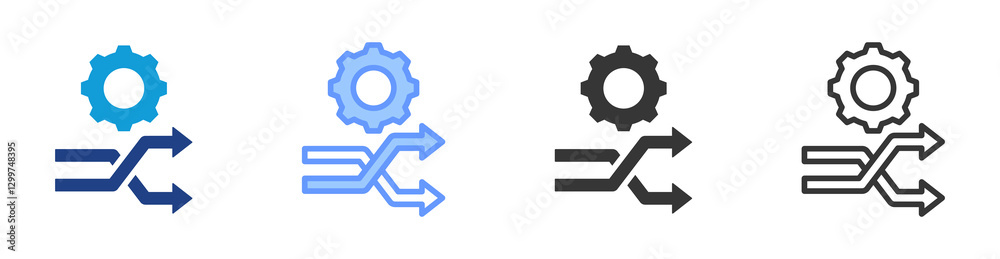 Change Management icon set multiple style collection Change Management icon set multiple style collection