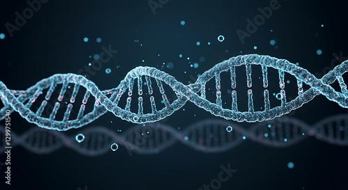 DNA Molecule Structure, Genetic Code, Science, Healthcare