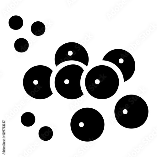 fish eggs Solid icon