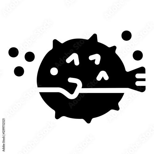 puffer fish Solid icon