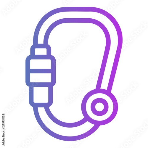 carabiner Gradient icon