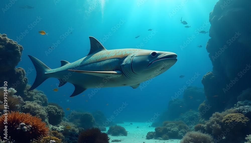 Fototapeta premium underwater sea life by. 