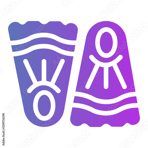 flippers Gradient icon
