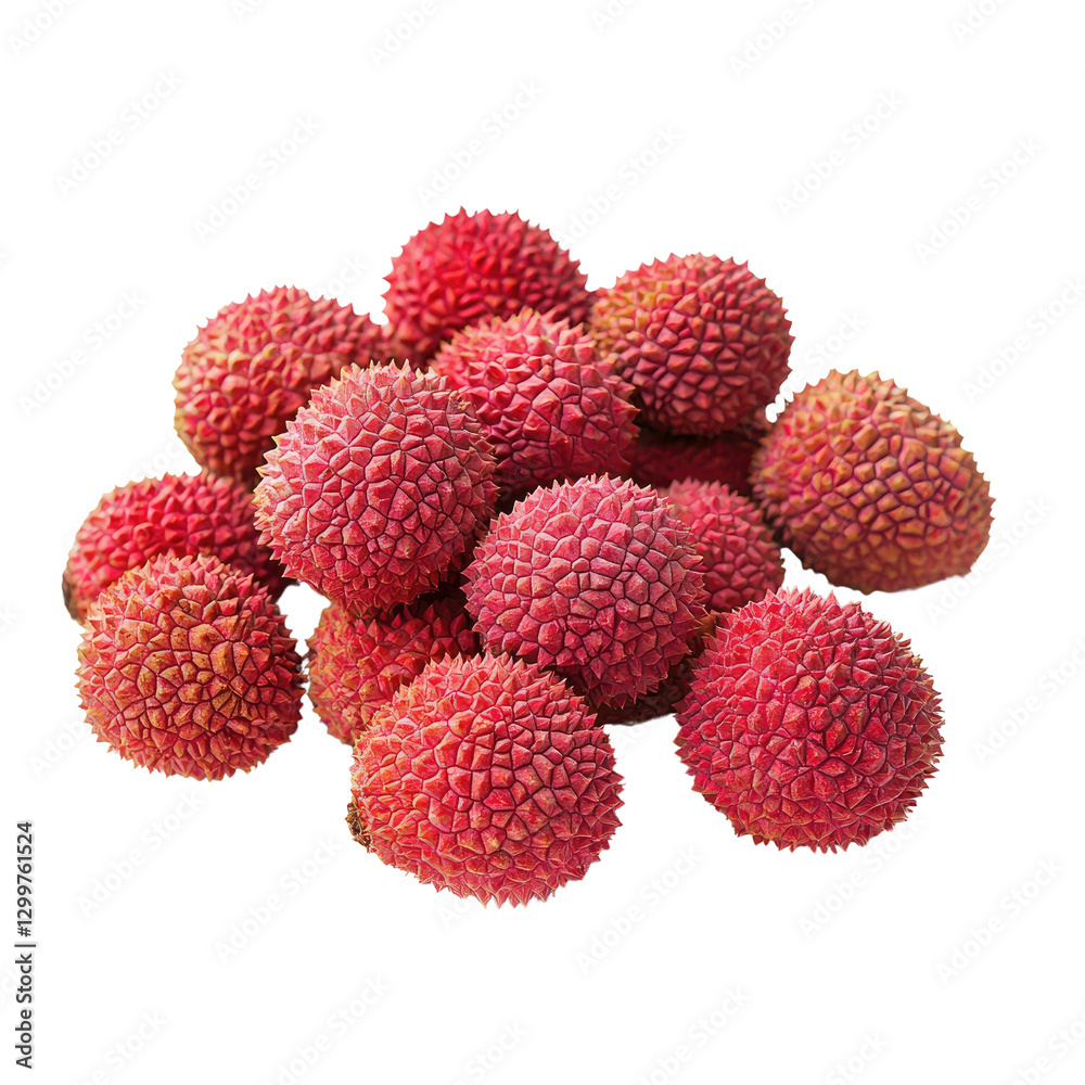 Fresh and Juicy Lychee Fruits Piled Together on a White Background Ideal for Seasonal Culinary Dishes and Healthy Snacks Fresh and Juicy Lychee Fruits Piled Together on a White Background Ideal for Seasonal Culinary Dishes and Healthy Snacks