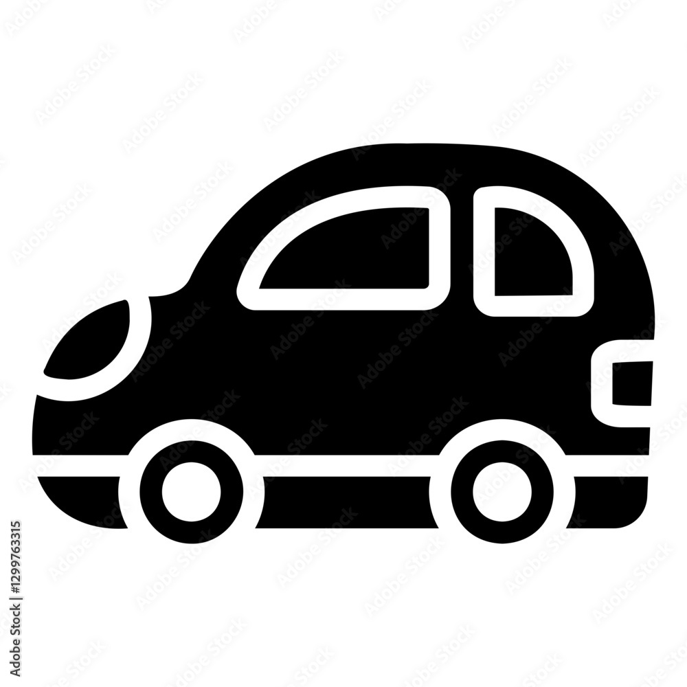 toy car Solid icon toy car Solid icon