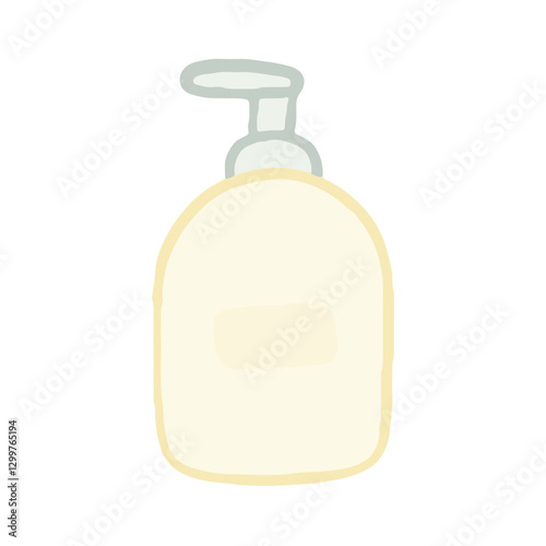 Skincare bottle pump pastel - Cleancers Exfoliants Serums essences Toner moisturizers