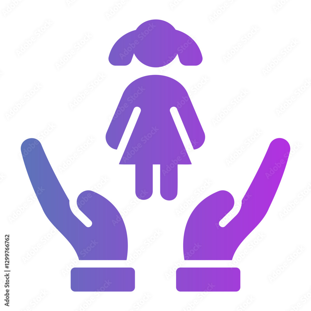 Obraz premium protect Gradient icon