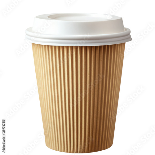 Wallpaper Mural Disposable coffee cup with lid, a portable vessel for enjoying on-the-go refreshment Torontodigital.ca