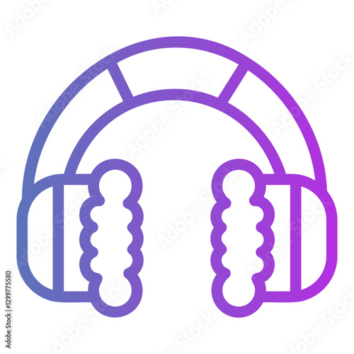 earmuff Gradient icon