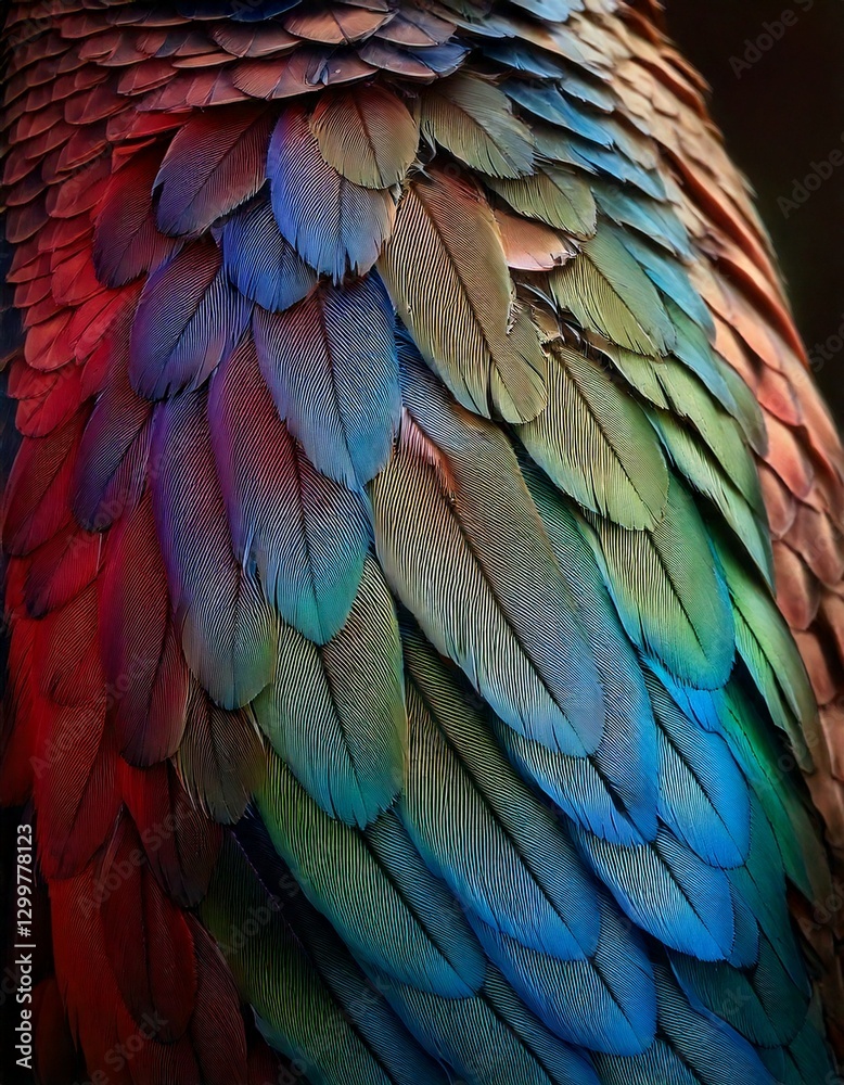 Obraz premium the scales of dragons and birds
