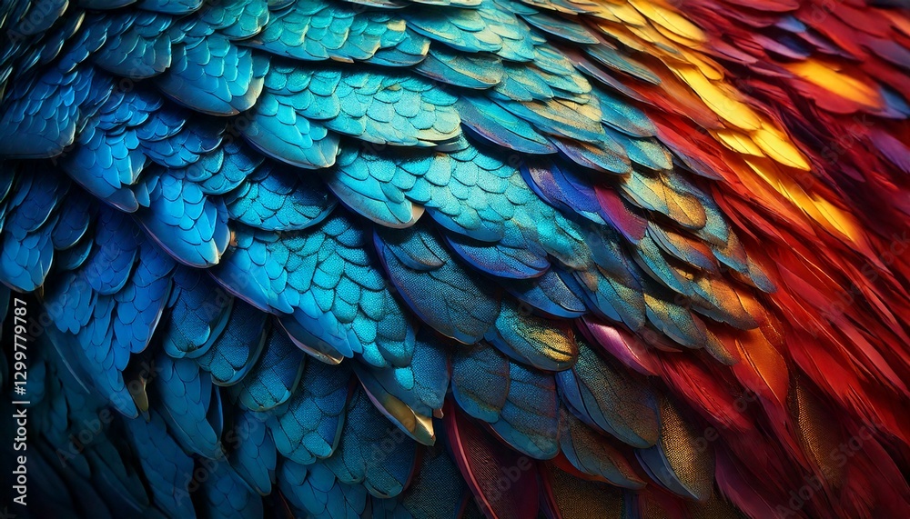 Obraz premium the surface of a beautiful feather