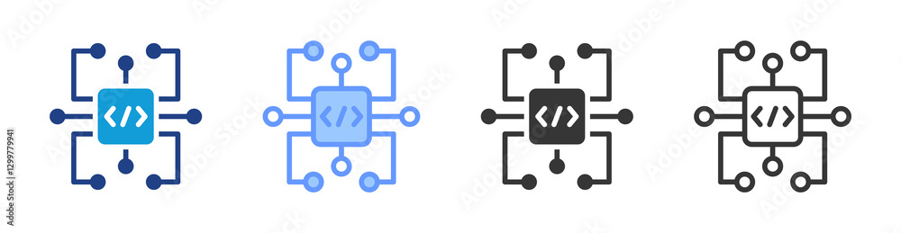 Ai icon set multiple style collection Ai icon set multiple style collection