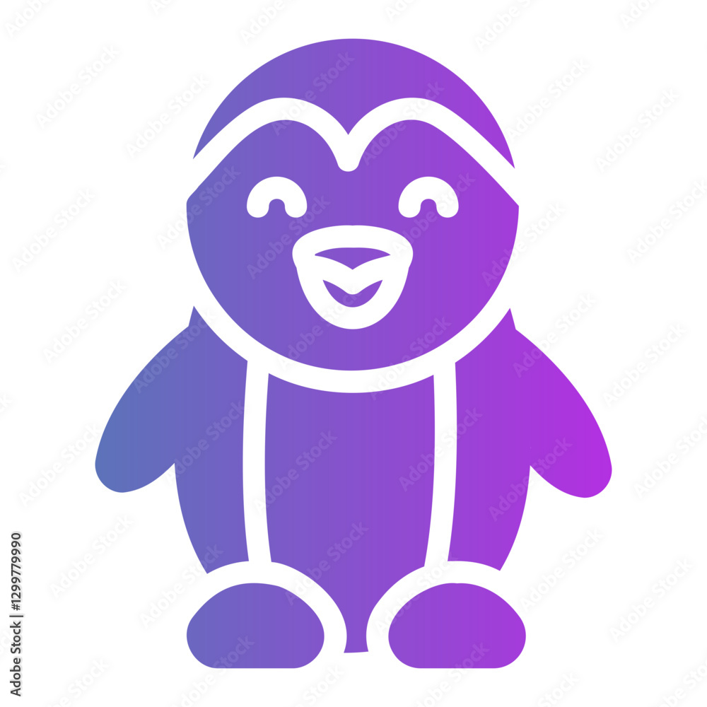 penguin Gradient icon penguin Gradient icon