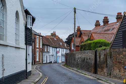 Fototapeta Naklejka Na Ścianę i Meble -  A view of Sandwich, a small town in southeast England	