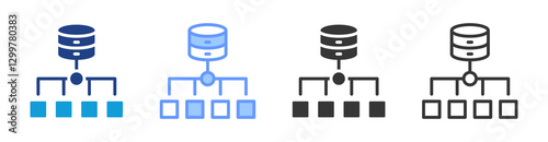 Load Balancer icon set multiple style collection