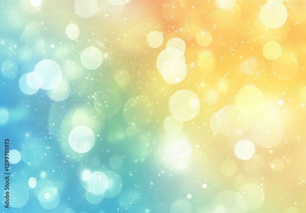 Soft Nature-Inspired Gradient with Bokeh Effect in Blue, Yellow, and Orange Tones for Background and Design Use Soft Nature-Inspired Gradient with Bokeh Effect in Blue, Yellow, and Orange Tones for Background and Design Use