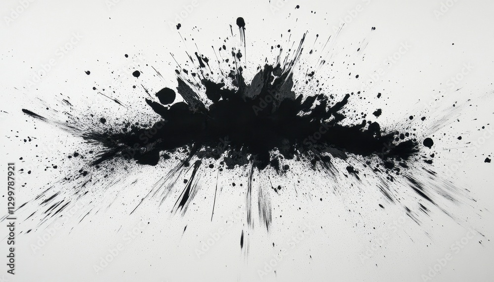 Abstract Black Ink Splatter Explosion Burst Texture Abstract Black Ink Splatter Explosion Burst Texture