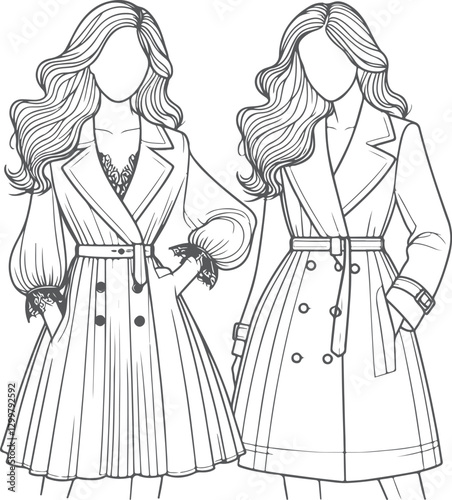 technical fashion illustration