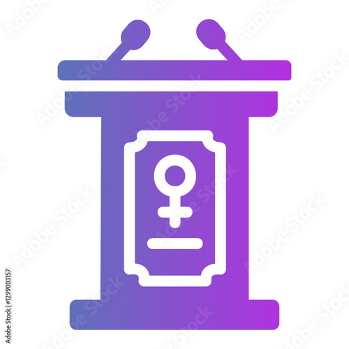 podium Gradient icon