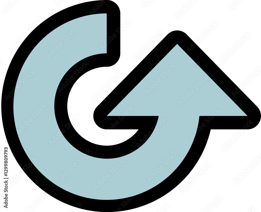 blue arrow icon