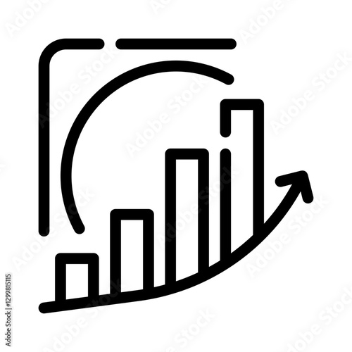 Icon Profit Margin With Style Outline