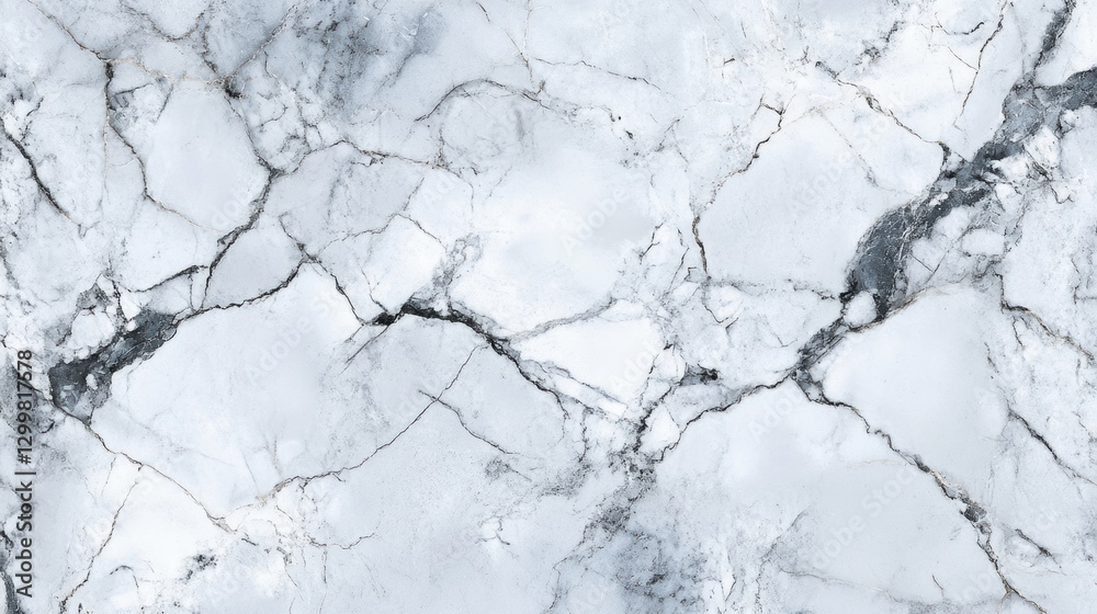 Elegant White Marble Texture with Natural Veins and Cracks Elegant White Marble Texture with Natural Veins and Cracks
