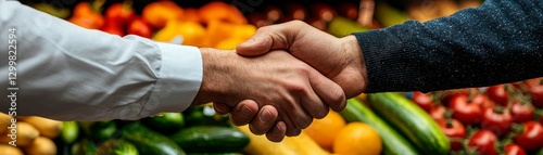 Farmers Market Business Partnership Handshake Agreement