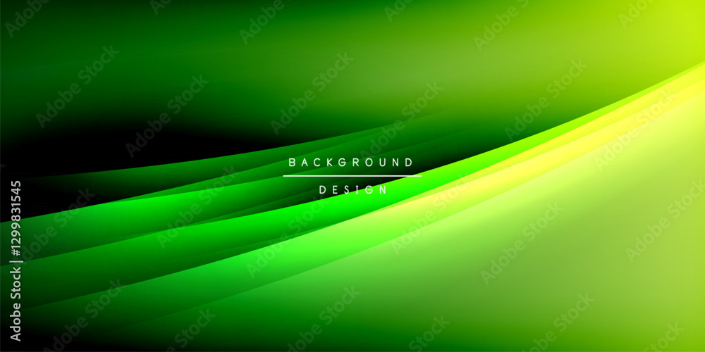 Naklejka premium Expressive poster with shadow lines. Features technology, minimalist, and business themes, bright vibrant color schemes
