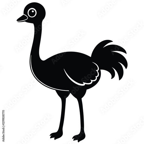 "The Majestic Stride of an Ostrich"

