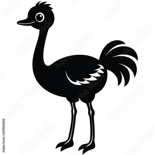 "The Majestic Stride of an Ostrich"
