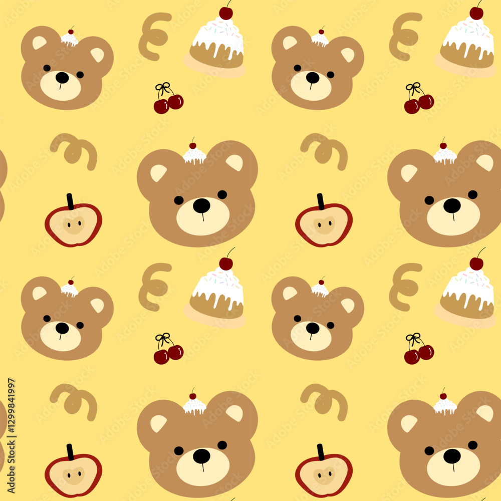 seamless pattern with funny animals seamless pattern with funny animals