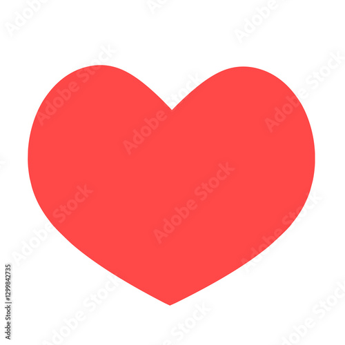 Free Download red heart isolated - GFXLoad