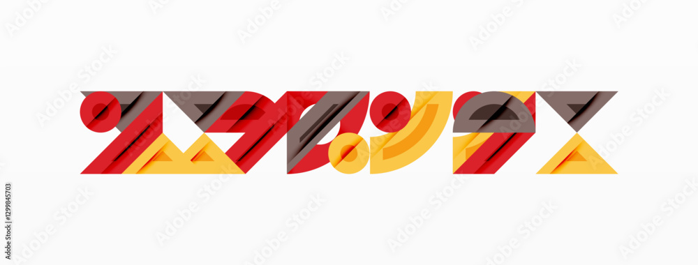 Abstract geometric background shapes forming a modern, symmetrical pattern. Bold contrast, smooth gradients, dynamic composition, futuristic style Abstract geometric background shapes forming a modern, symmetrical pattern. Bold contrast, smooth gradients, dynamic composition, futuristic style