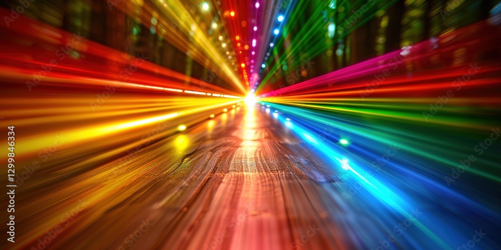 Blurred holographic chromatic refraction light Blurred holographic chromatic refraction light