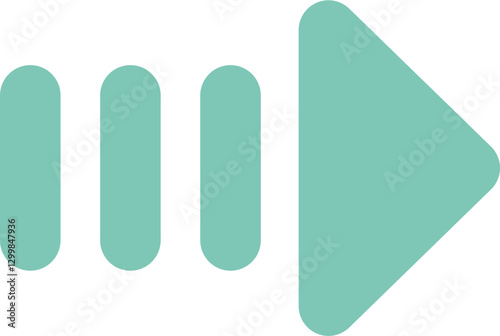 Green arrow icon pointing right