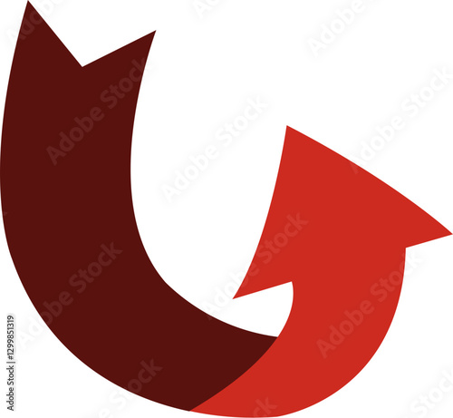rotating arrow