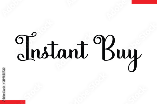  Instant Buy Design sale typography Text