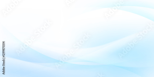Fototapeta Naklejka Na Ścianę i Meble -  Modern blue wave background design, vector illustration