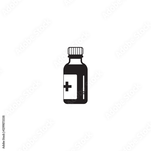 medical bottle icon