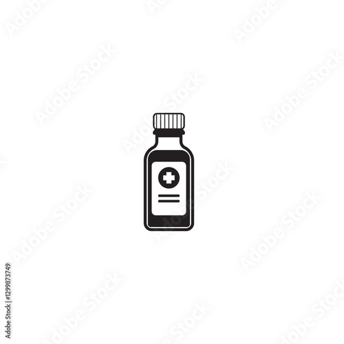 medical bottle icon