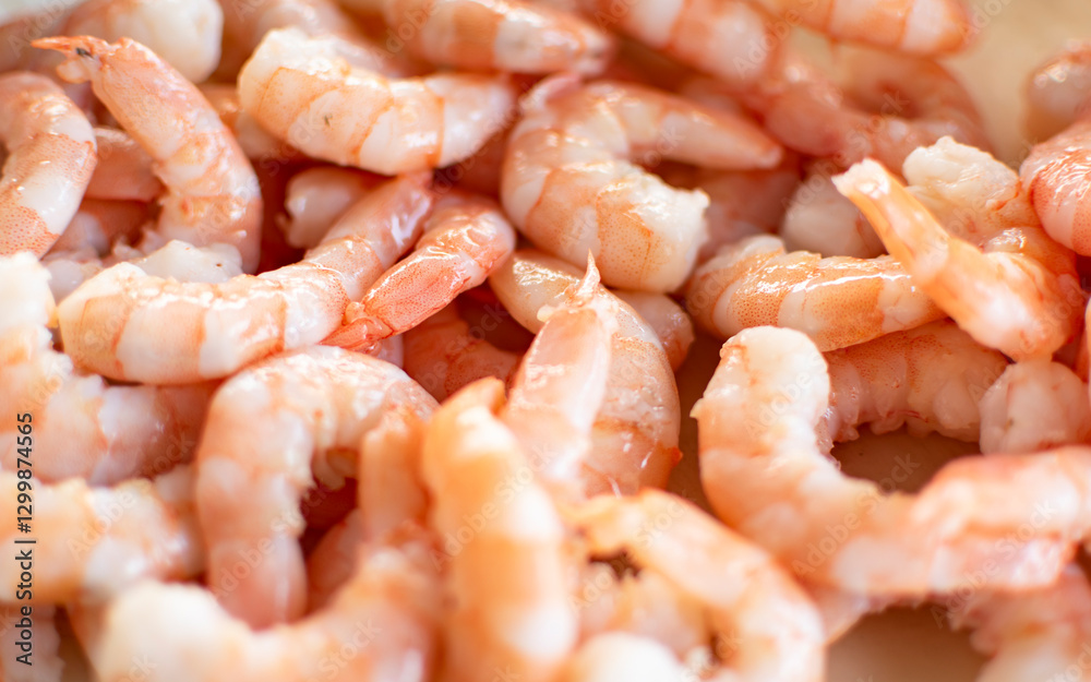 cooked shrimp cooked shrimp