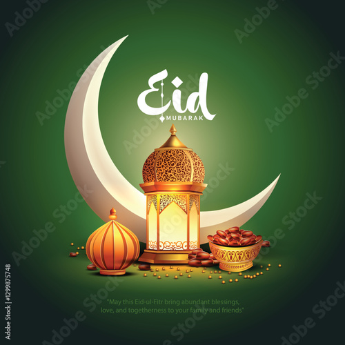 Eid Mubarak Design Background. abstract Vector Illustration for greetings card, poster and banner.