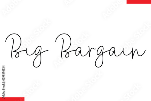  Big Bargain Design sale typography Text