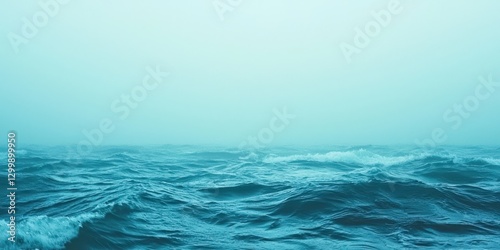Wallpaper Mural The ocean is very calm and the water is blue Torontodigital.ca