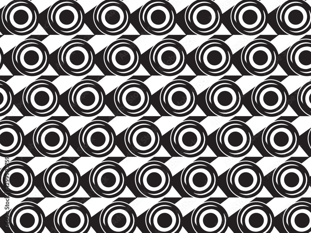 Hypnotic Circles Pattern Design Hypnotic Circles Pattern Design