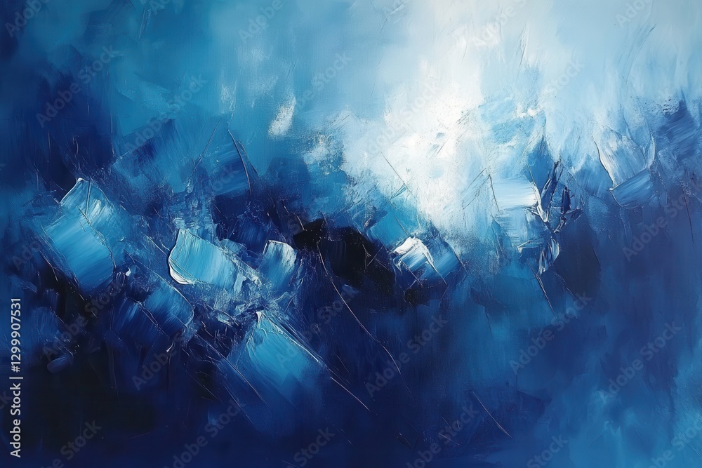 Abstract blue oil painting, textured brushstrokes. Ideal for backgrounds, websites, or designs needing a calming, artistic feel. Abstract blue oil painting, textured brushstrokes. Ideal for backgrounds, websites, or designs needing a calming, artistic feel.